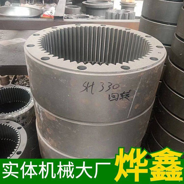 斜齒圓柱齒輪優點：